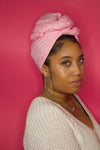 Blush Pink Solid Headwrap - shopdraped
