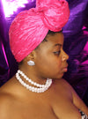 Rose Velvet Headwrap