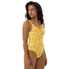 ADB Yellow Viens One-Piece Swimsuit