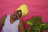 Yellow Solid Headwrap